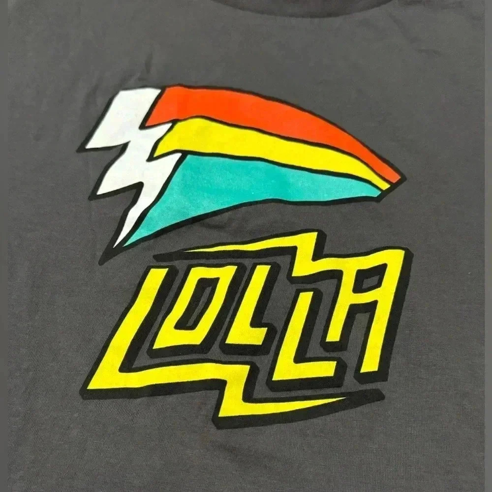 Lollapalooza T-Shirt Berlin 2018 Unisex XL EUC 100% Organic Cotton Music Concert - Picture 2 of 10